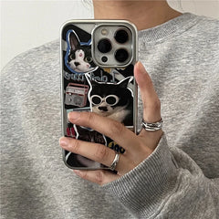 Sunglasses Cat Electroplate Case