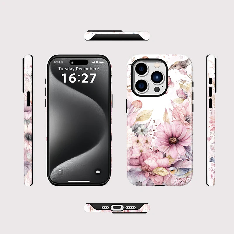 Floral MagSafe Hybrid Case