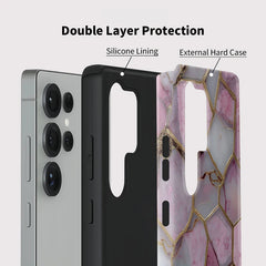 Marble Armor Galaxy Case