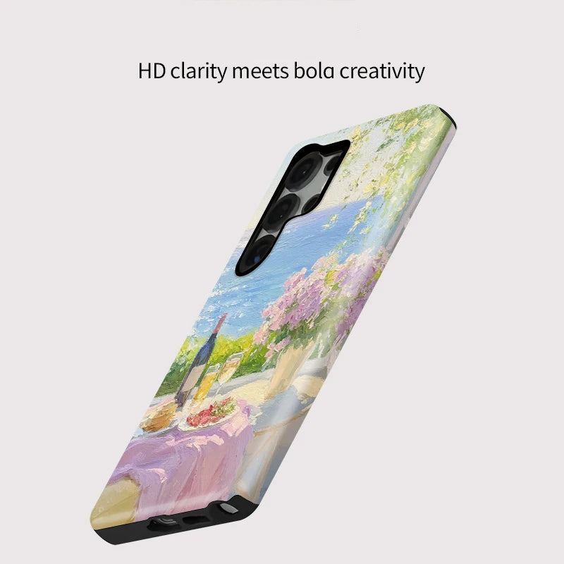 Flower Picnic Galaxy Case