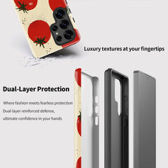 Tomato Print Galaxy Case