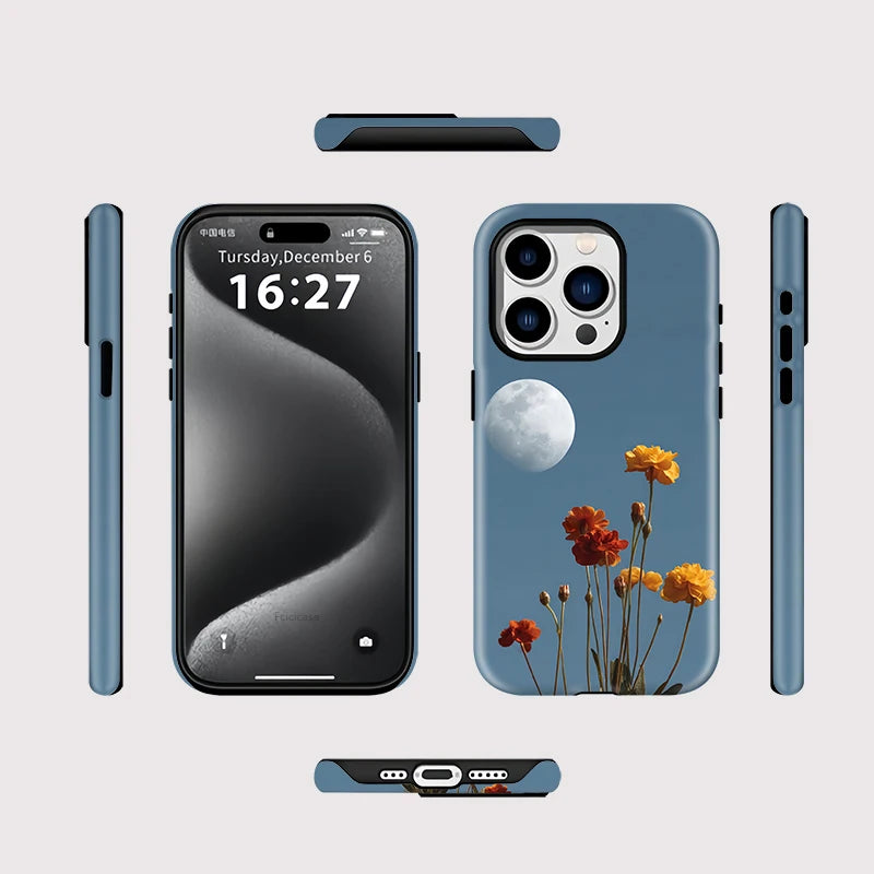 Floral Moon MagSafe Case