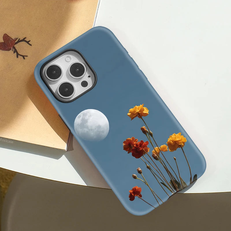 Floral Moon MagSafe Case