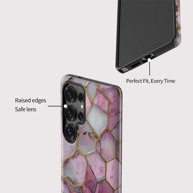 Marble Armor Galaxy Case