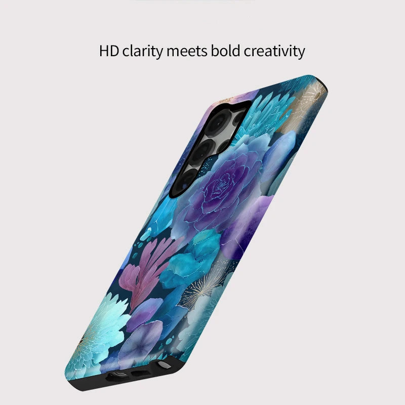 Floral Matte Silicone Case