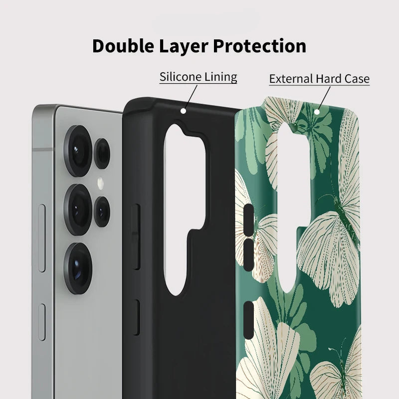Butterfly Matte Galaxy Case