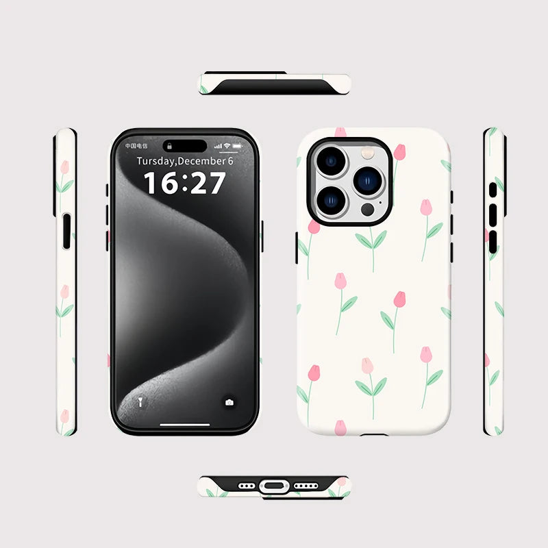 Floral Silicone MagSafe Case