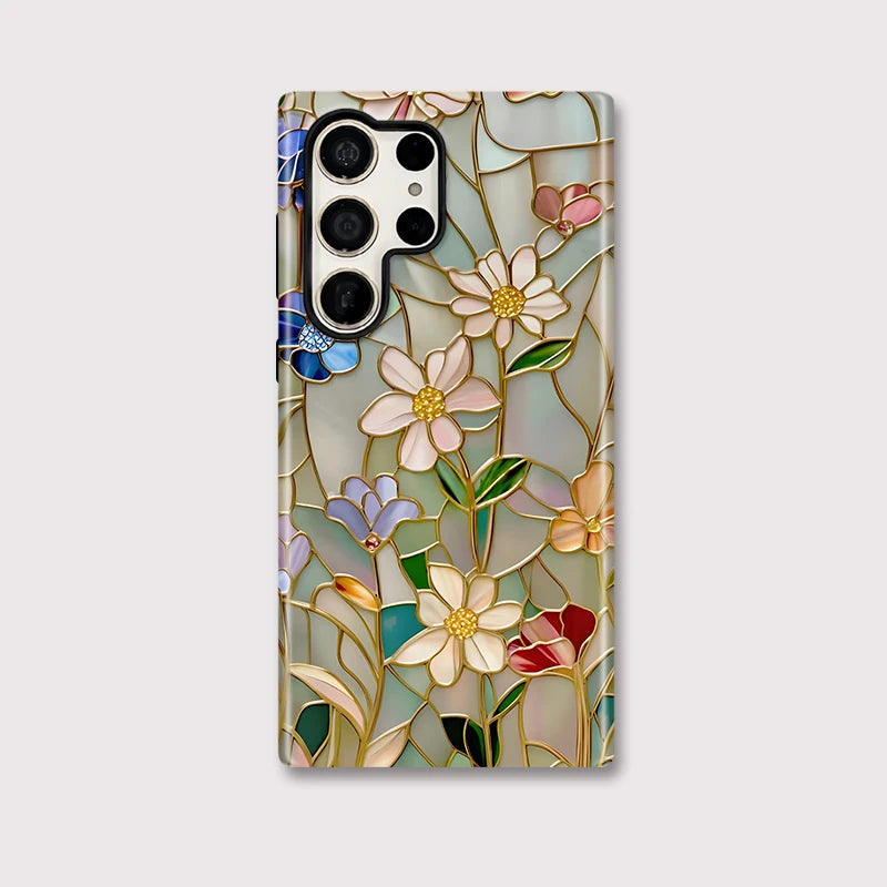 Vintage Floral Galaxy Case