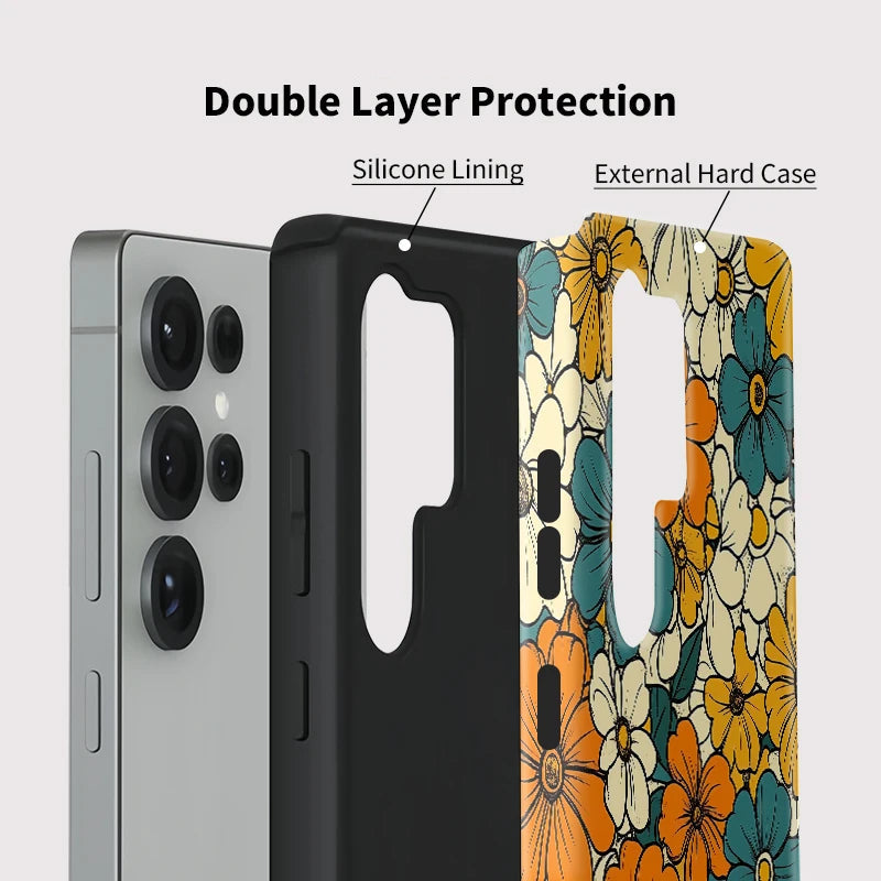 Vintage Floral Galaxy Case