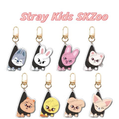 SKZoo™ 2025 Double-Sided Acrylic Keychain – Stray Kids Fan Bag Pendant