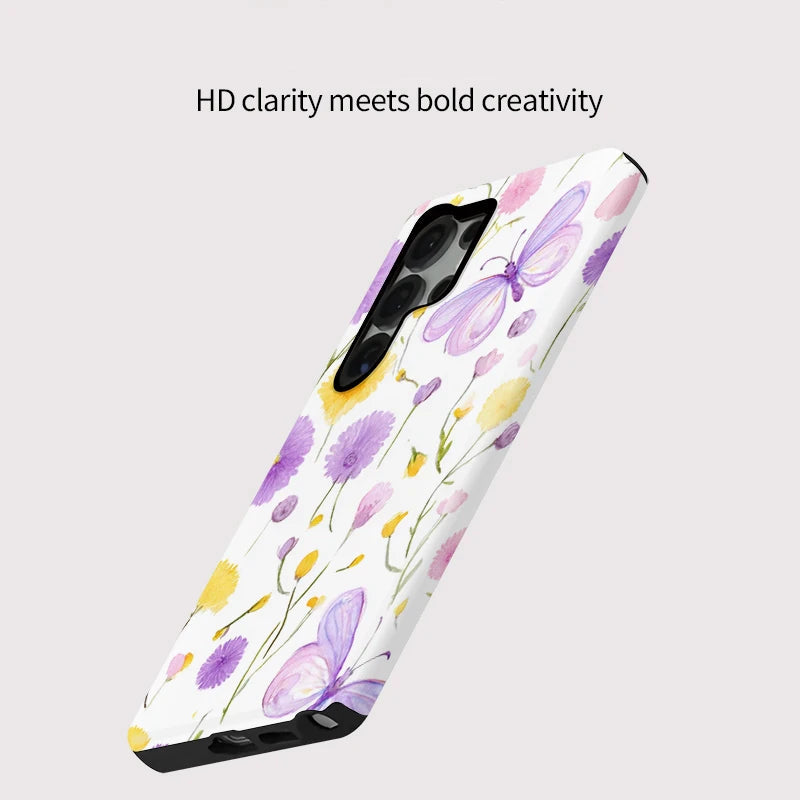 Floral Soft Galaxy Case