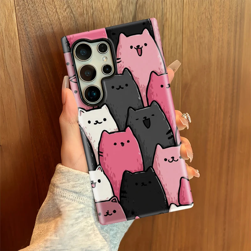 Cute Cats Dual-Layer Case
