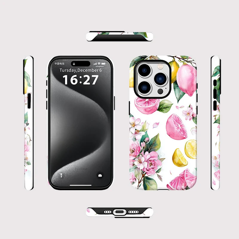Luxury Floral & Fruit Case