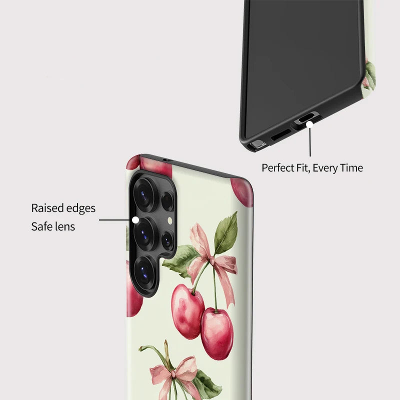 Cherry Bow Matte Case