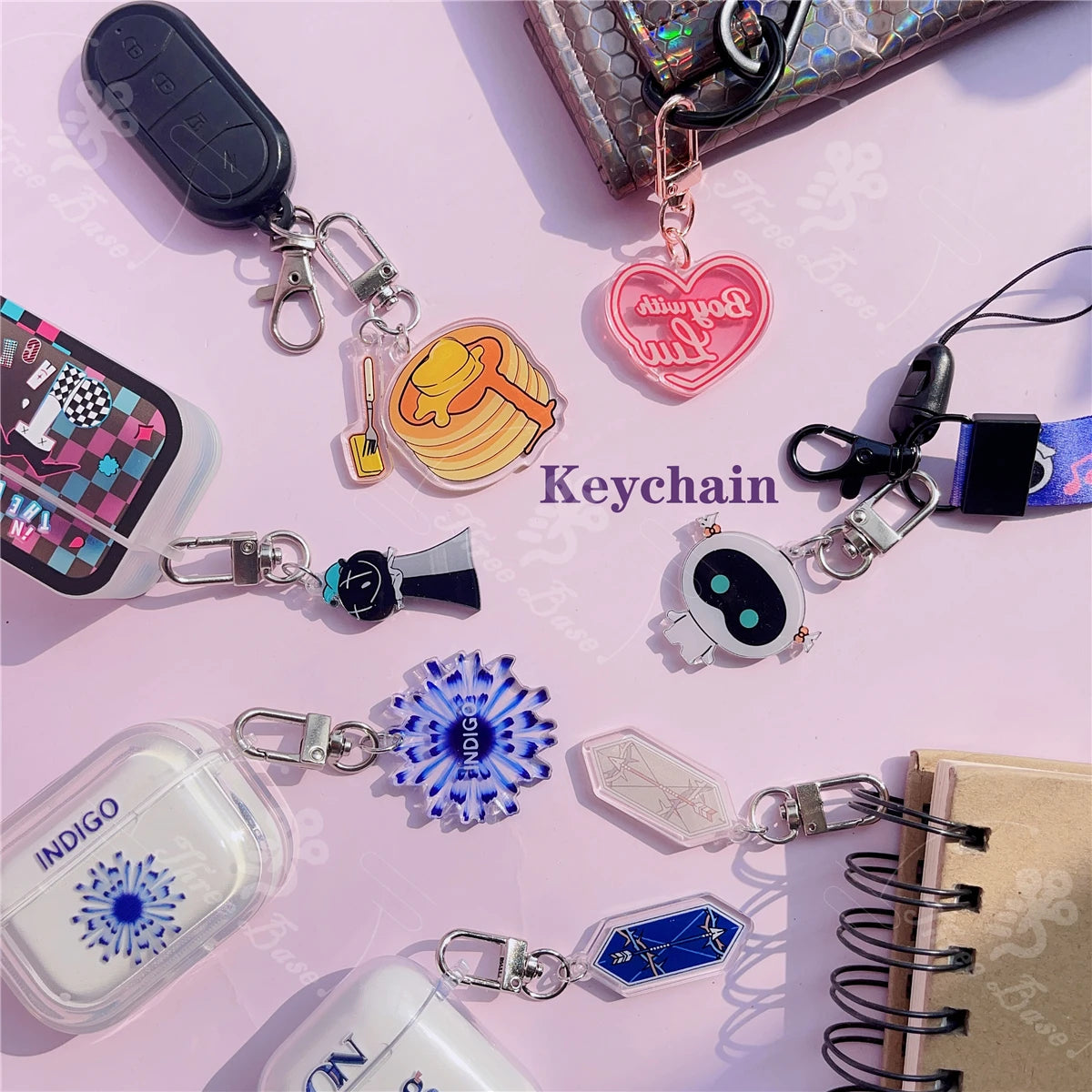 IndigoButter Luxe Keychain