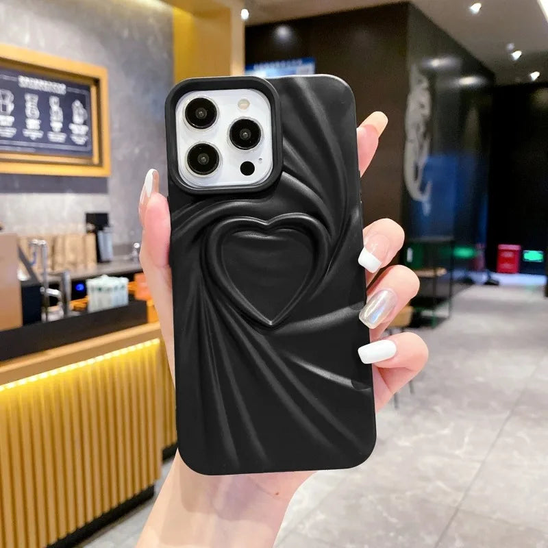 LuvCrush™ 3D Heart Wrinkle Case