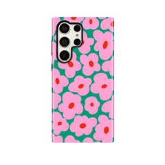 Floral Dual-Layer Galaxy Case