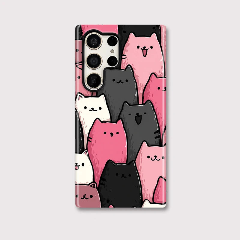 Cute Cats Dual-Layer Case