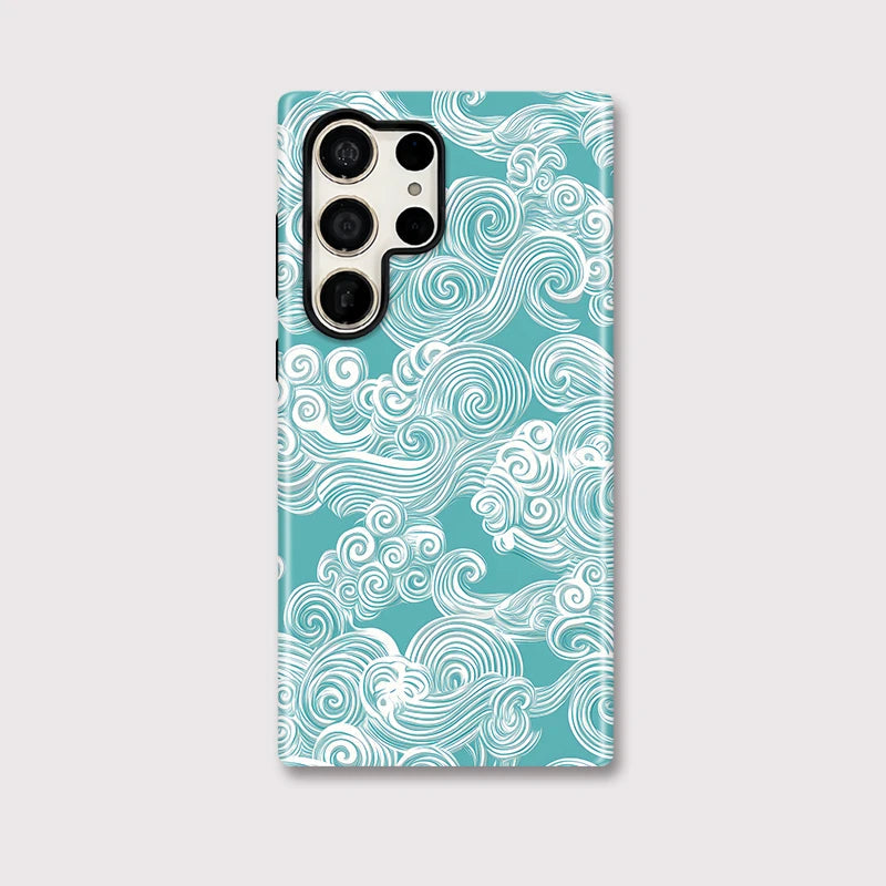 Sea Wave Galaxy Case