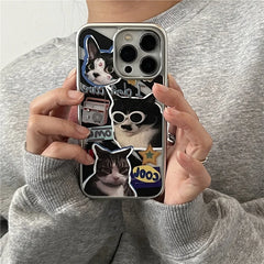 Sunglasses Cat Electroplate Case