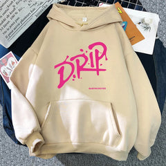 BABYMONSTER “DRIP Album” Retro Harajuku Oversized Hoodie