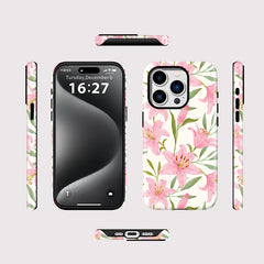 Floral Double-Layer MagSafe Case