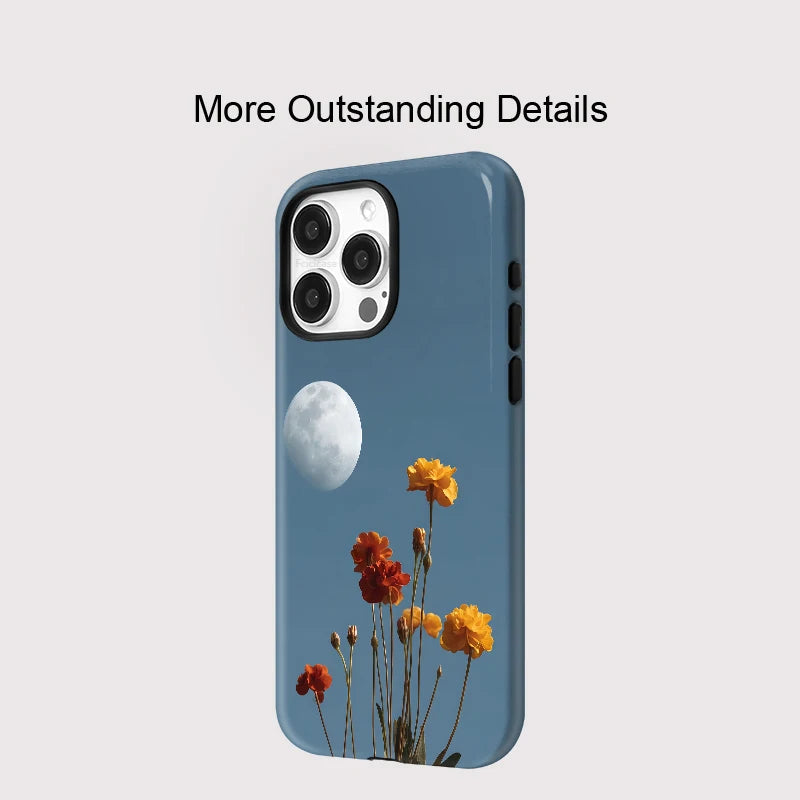 Floral Moon MagSafe Case