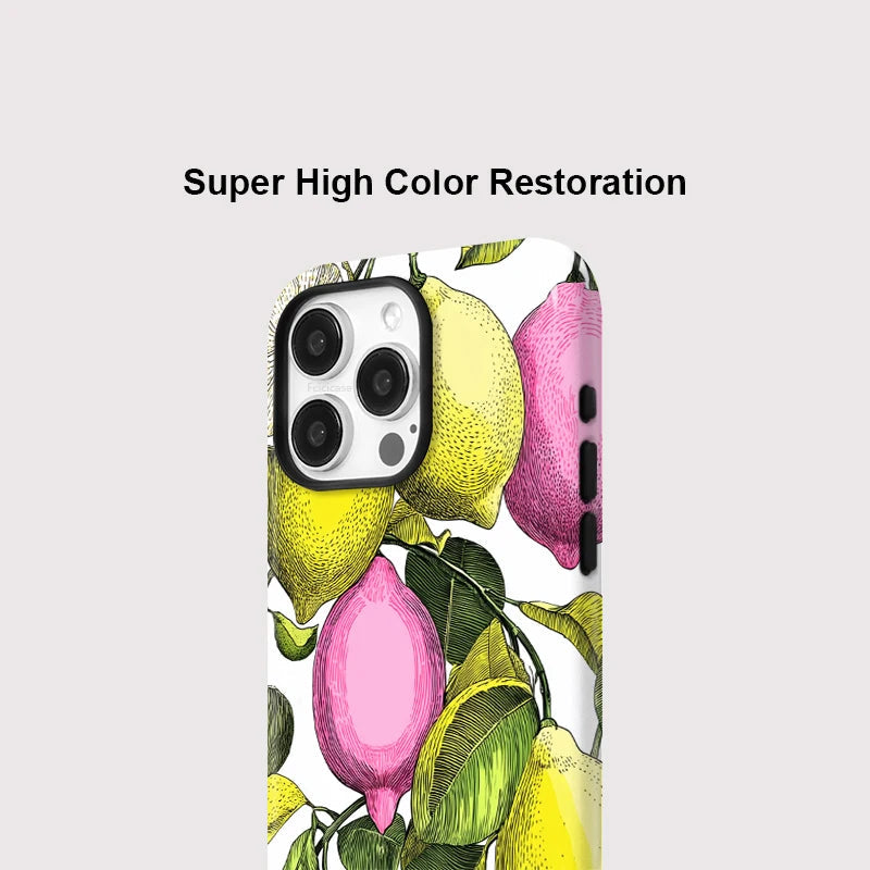 Lemon Matte Silicone Case