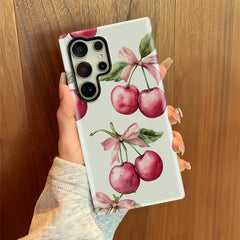 Cherry Bow Matte Case