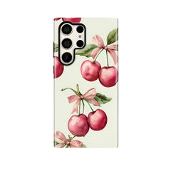 Cherry Bow Matte Case