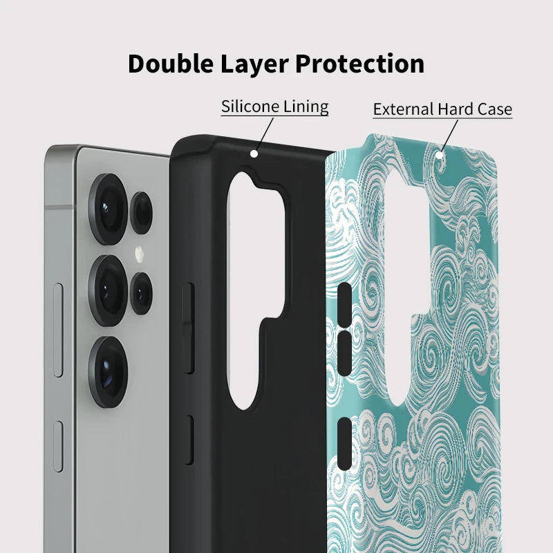 Sea Wave Galaxy Case