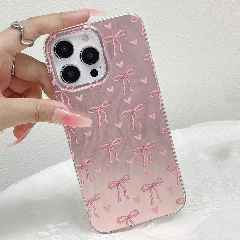 Pink Bows Phone Case