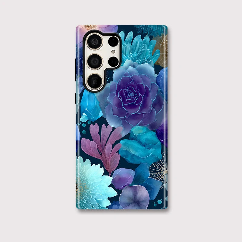 Floral Matte Silicone Case