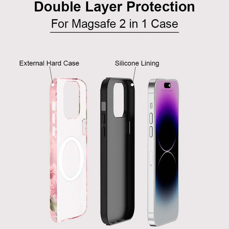 Luxury Floral MagSafe Case