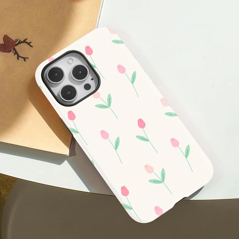 Floral Silicone MagSafe Case