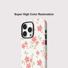 Luxury Floral Dual-Layer Case