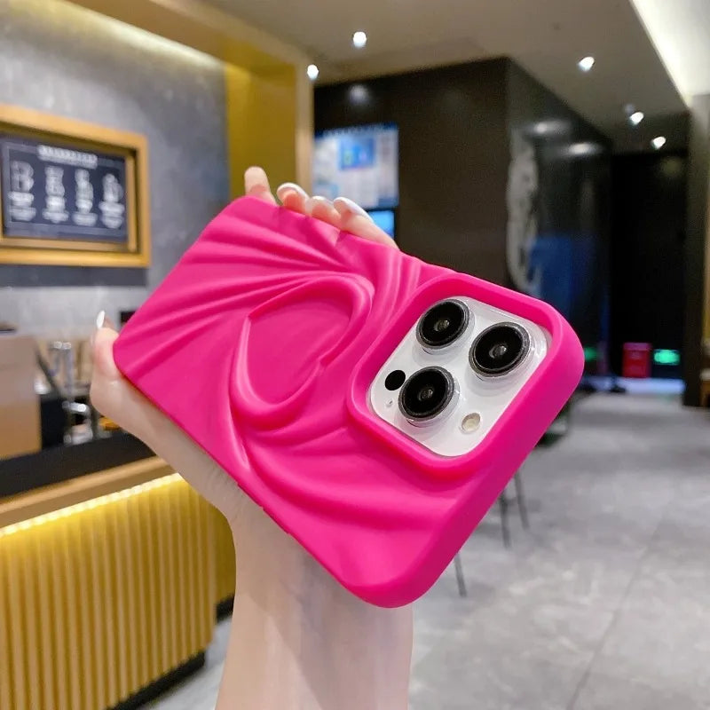 LuvCrush™ 3D Heart Wrinkle Case