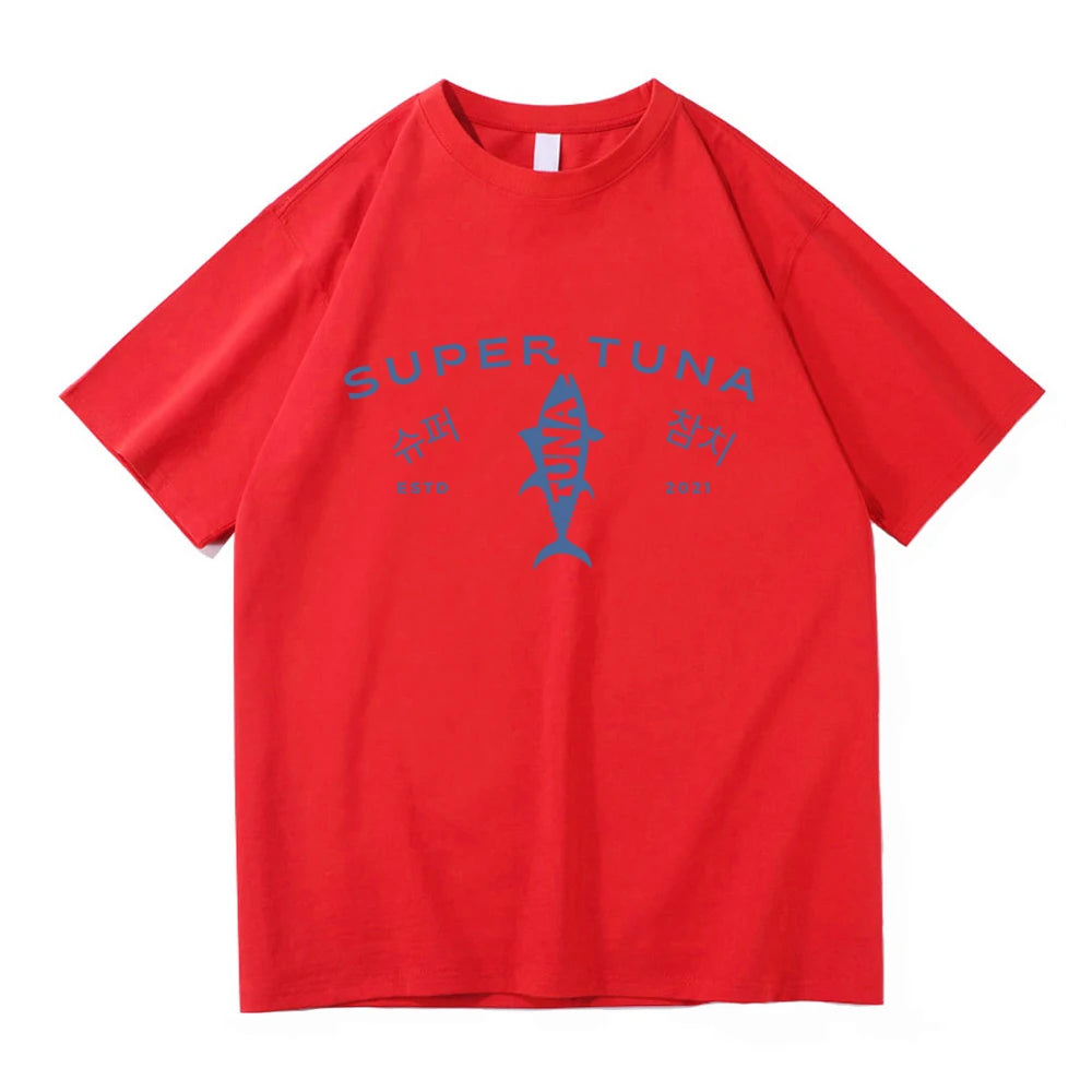 SuperTuna™ Retro Kawaii Cotton T-Shirt Harajuku Style