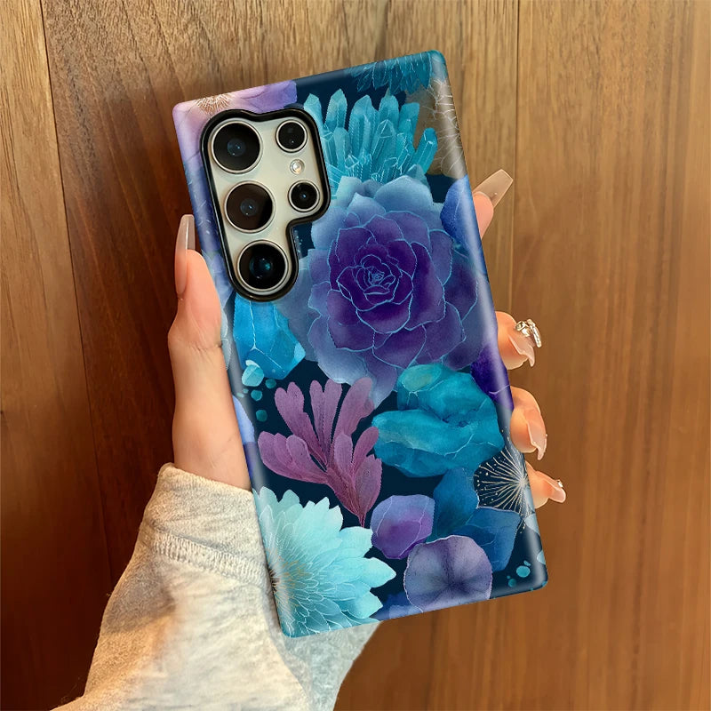 Floral Matte Silicone Case