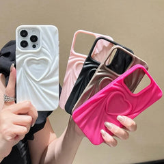 LuvCrush™ 3D Heart Wrinkle Case