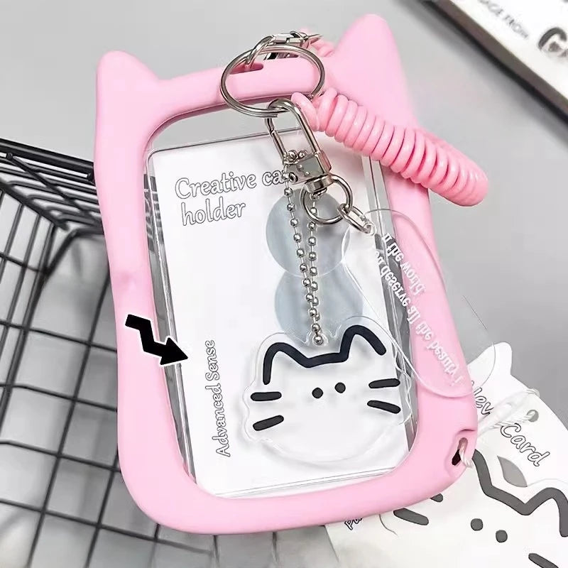 Cat Ears Kpop Photocard Holder