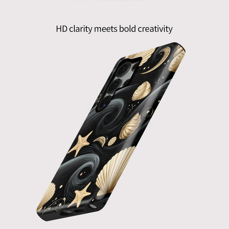 Starfish Shell Galaxy Case