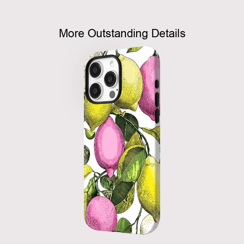 Lemon Matte Silicone Case
