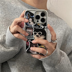 Sunglasses Cat Electroplate Case