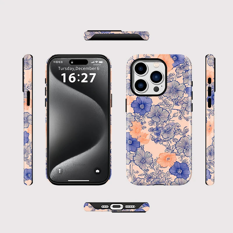 Retro Floral MagSafe Case