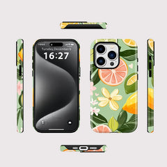 Orange Floral MagSafe Case