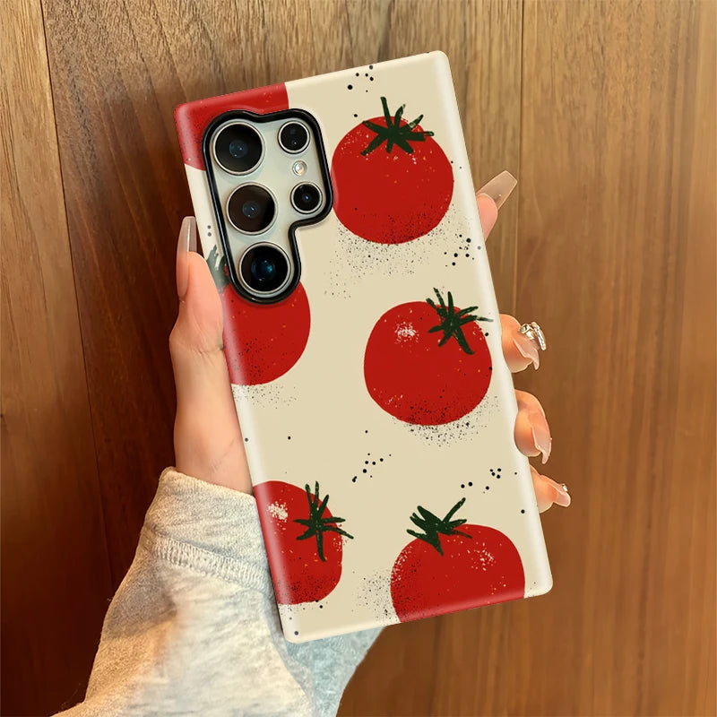 Tomato Print Galaxy Case