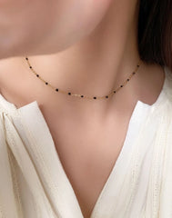 Seungmin Gold Beaded Necklace