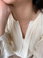 Seungmin Gold Beaded Necklace