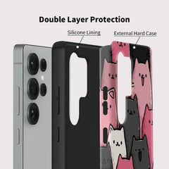 Cute Cats Dual-Layer Case